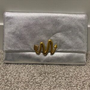 Mackage Silver Leather Clutch – Gently Used (EUC)